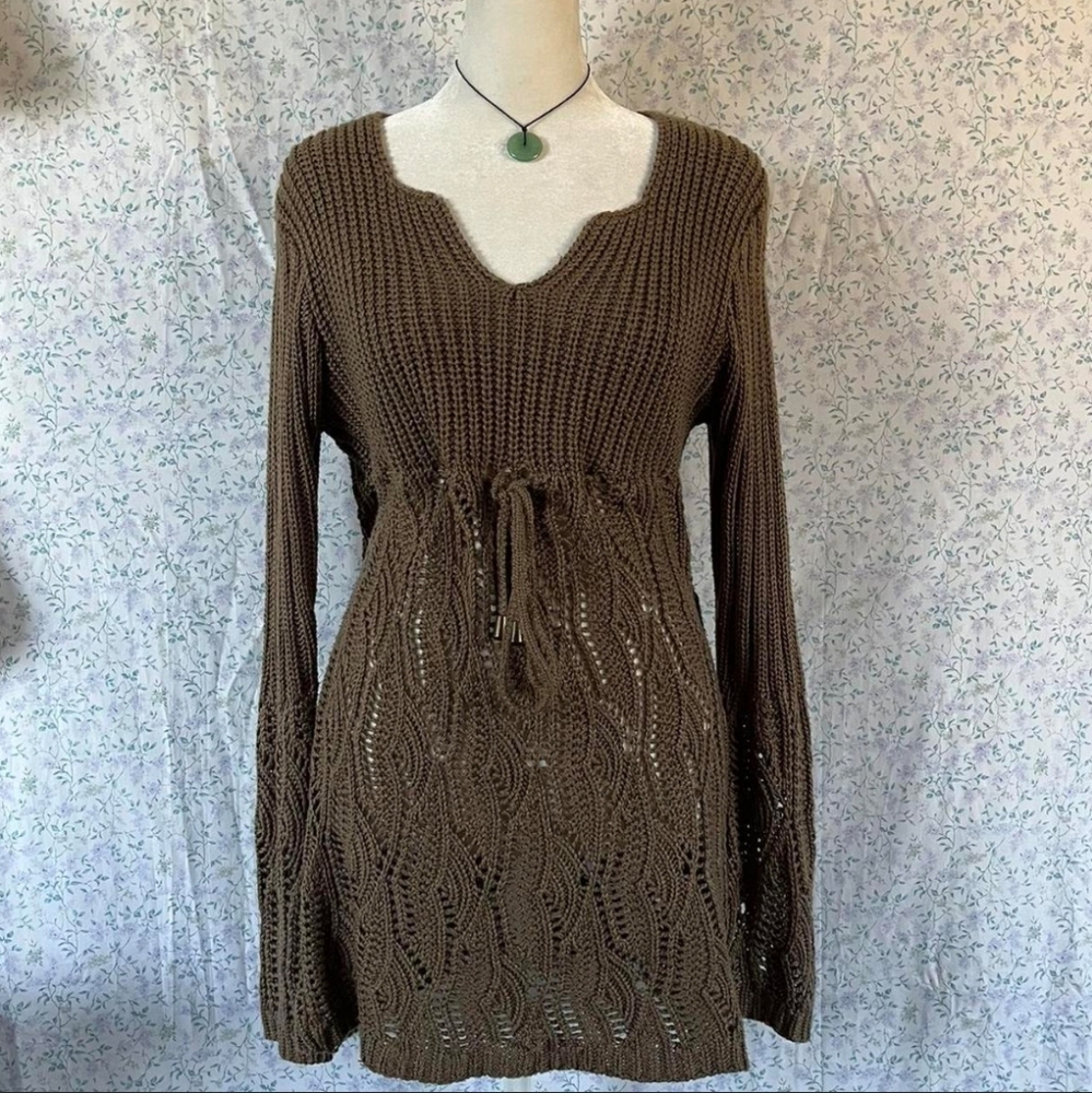 Y2K Taupe Sweater
